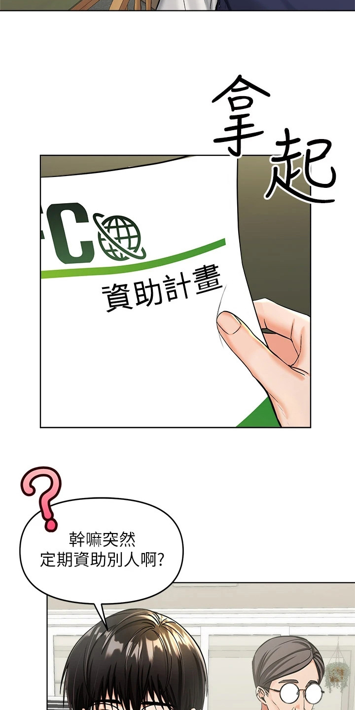 请多多关照怎么接下句漫画,第1章：资助人3图