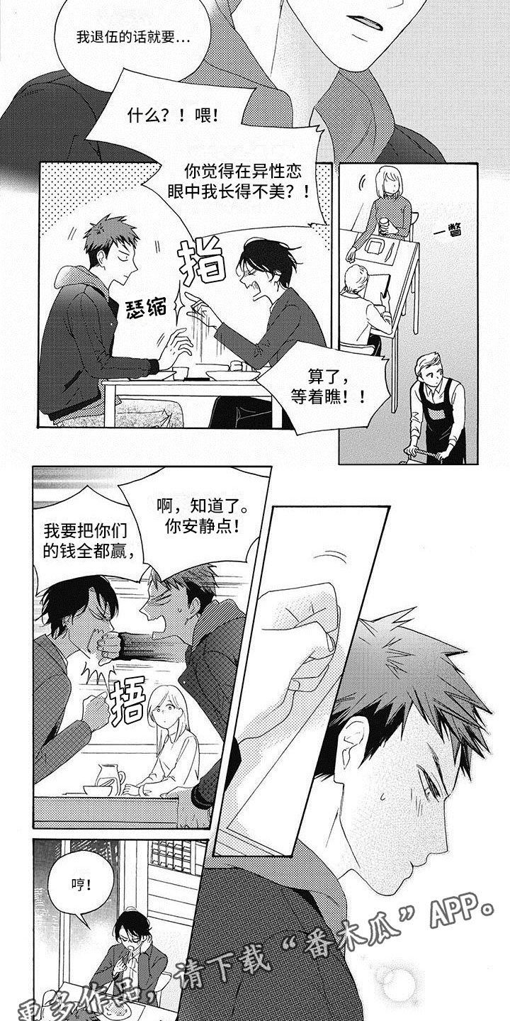 按下快门的瞬间幸福就在我身边漫画,第9章：一起吃饭5图