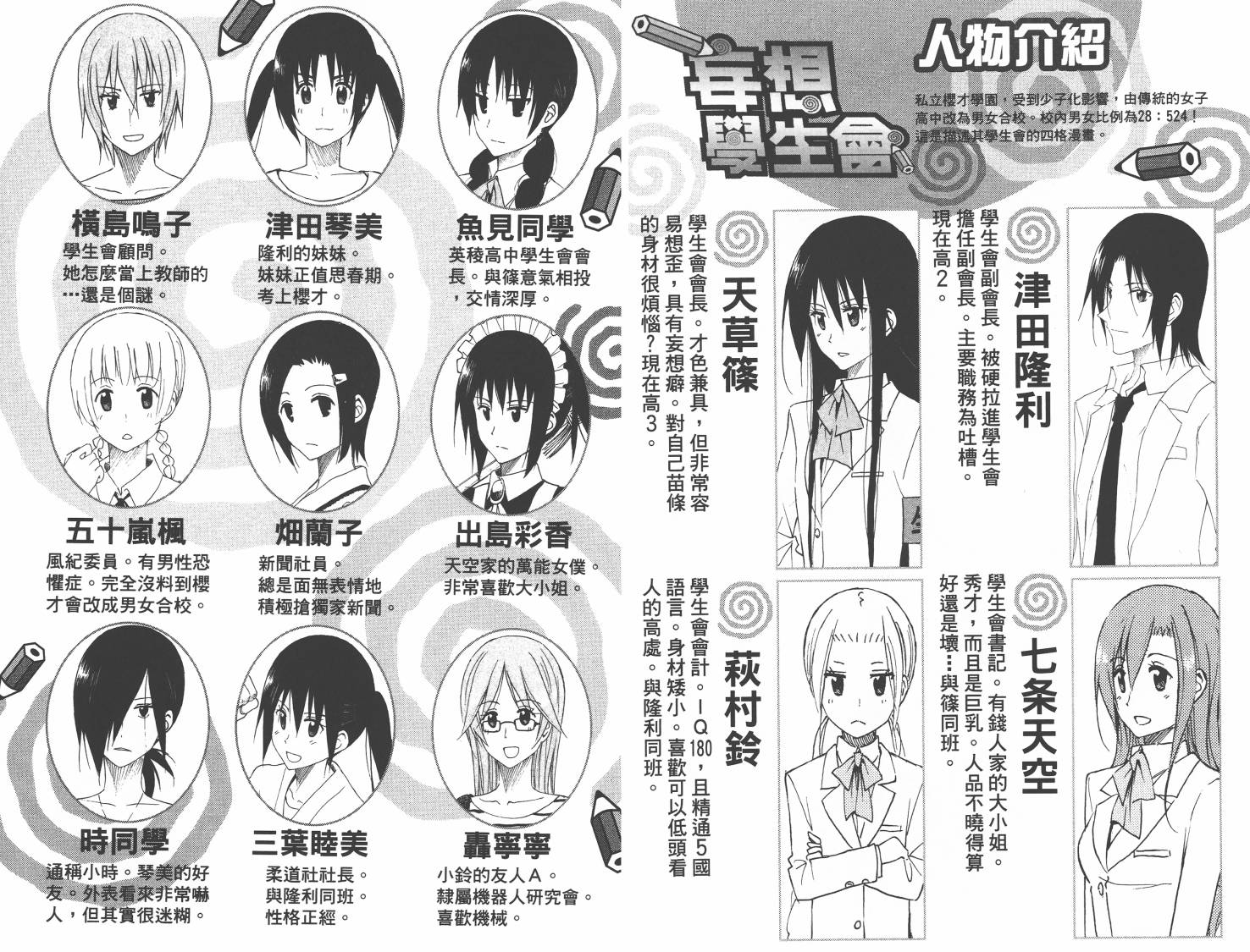 妄想学生会最后和谁在一起了漫画,第8卷2图