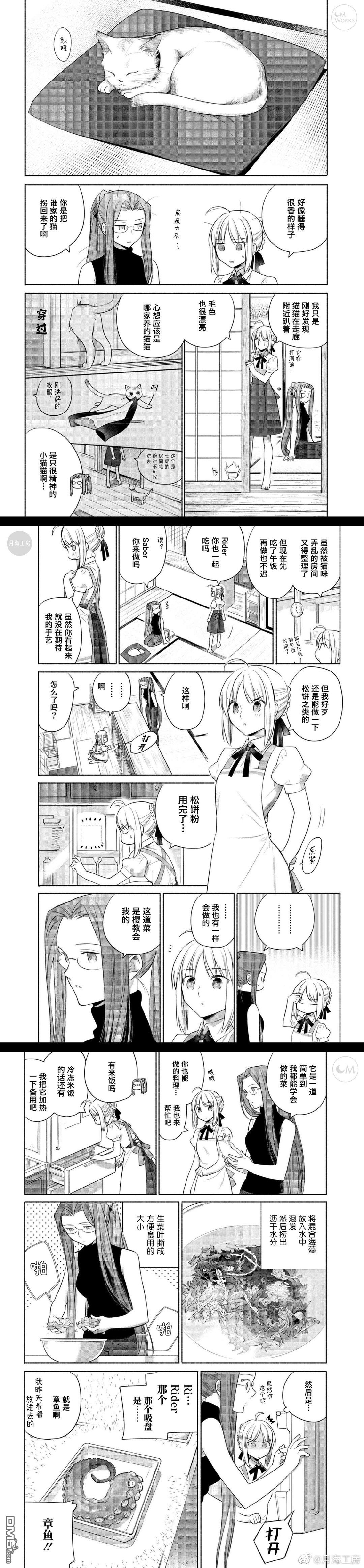 卫宫家今天的饭游戏漫画,025 撕下来，放上去，简便的沙拉盖饭5图