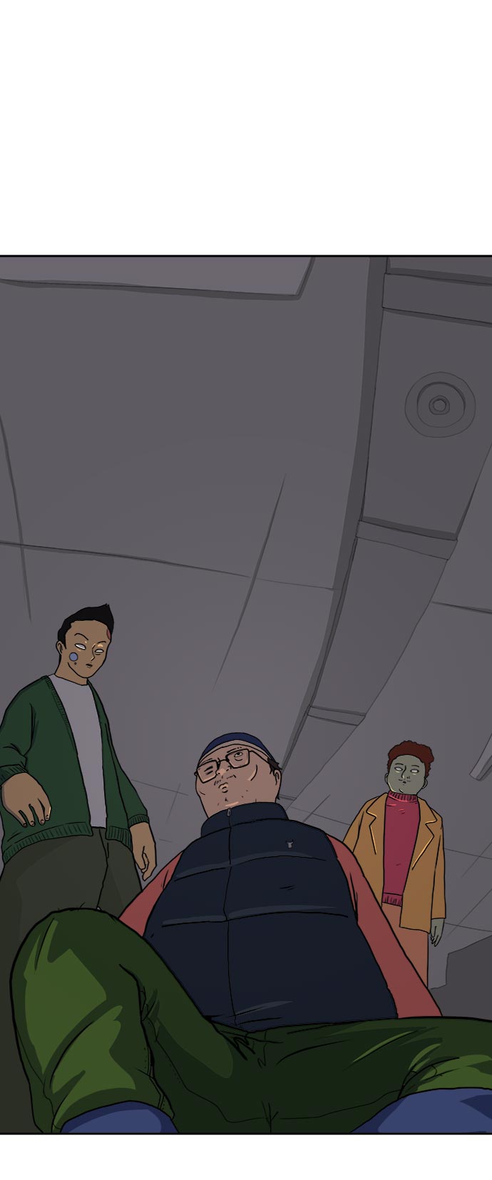 末日避难所游戏漫画,[第8话] 表里不一3图