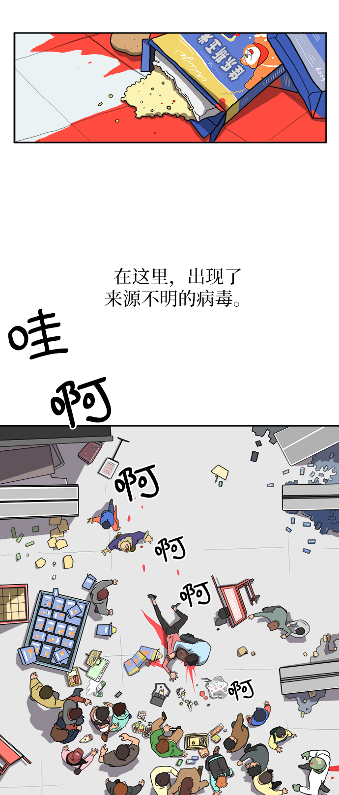 末日避难所游戏漫画,[第1话] 丧尸的世界4图