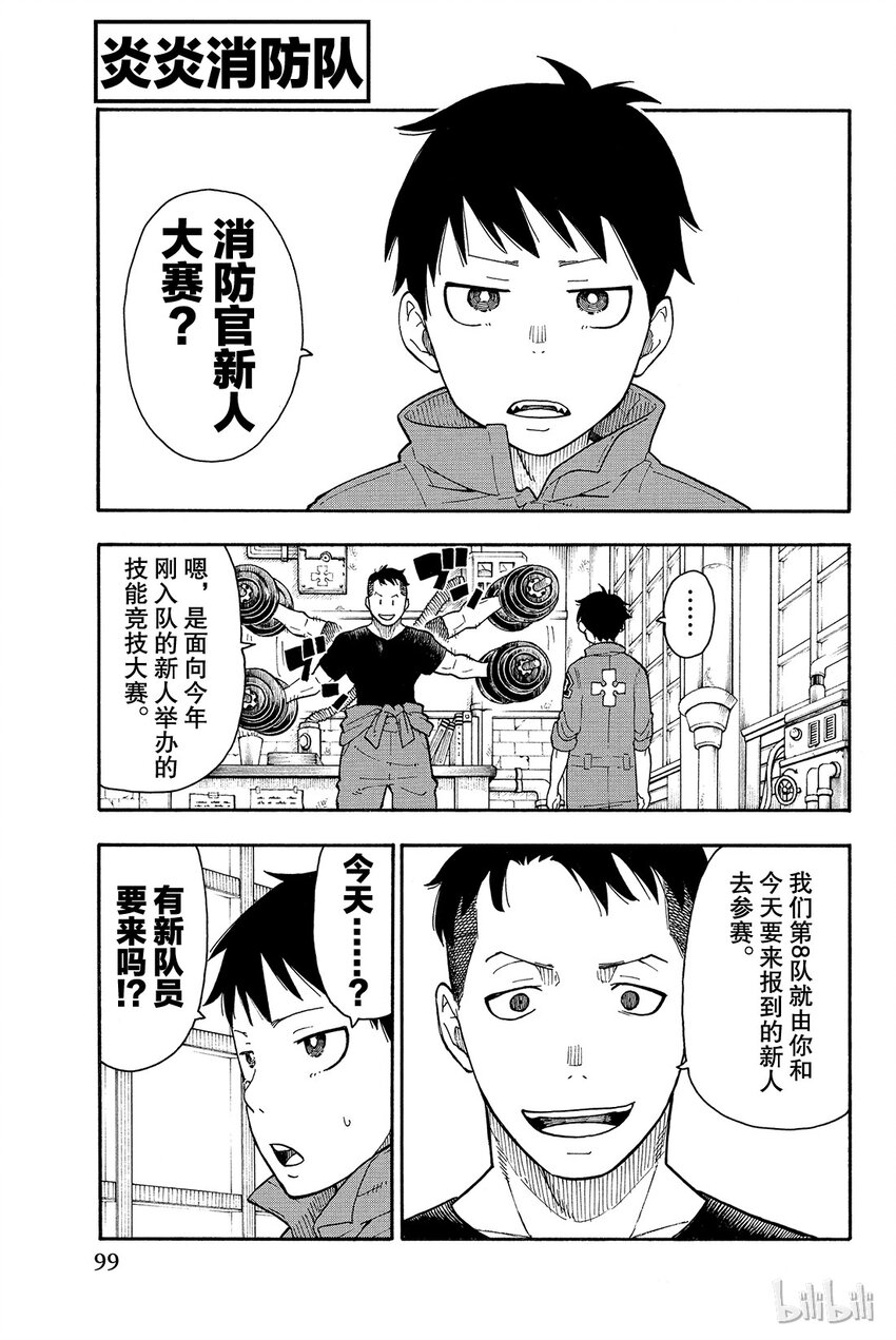 炎炎消防队主角漫画,2 恶魔、骑士、魔女1图