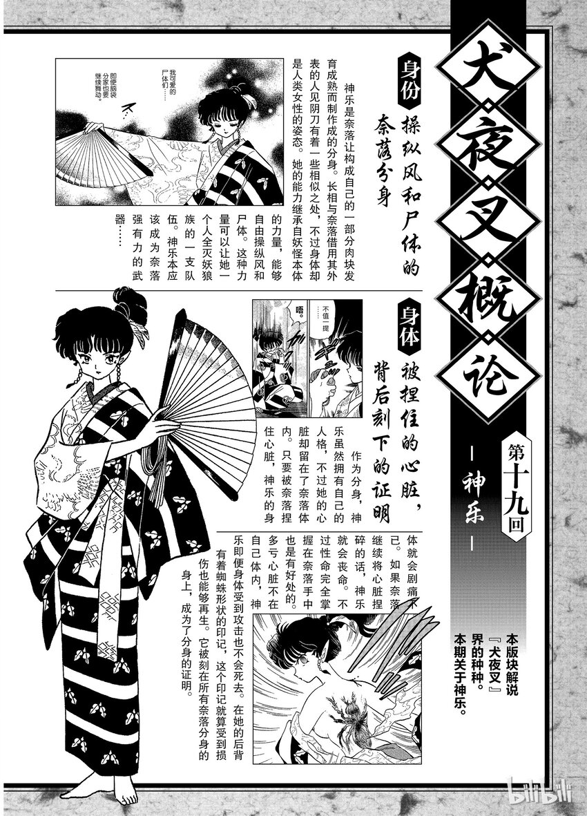 犬夜叉大号漫画,后记19 犬夜叉概论 神乐1图
