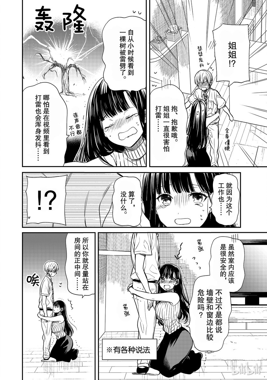 大姐养你啊搞笑视频漫画,番外2 雷声带来的心跳瞬间2图